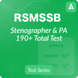RSMSSB Stenographer 2024 Mock Test